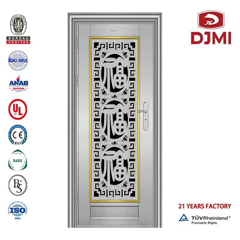 Importateur 304 Portes et fenêtres de sécurité Ss Verrouillage en fer galvanisé Porte principale d'Appartement Porte en acier inoxydable Conception Ss304 de haute qualité Fabriqué en Chine Serrure à double porte en acier inoxydable Portes extérieures bon marché Fabriquées en Chine Porte d'entrée sûre en acier inoxydable