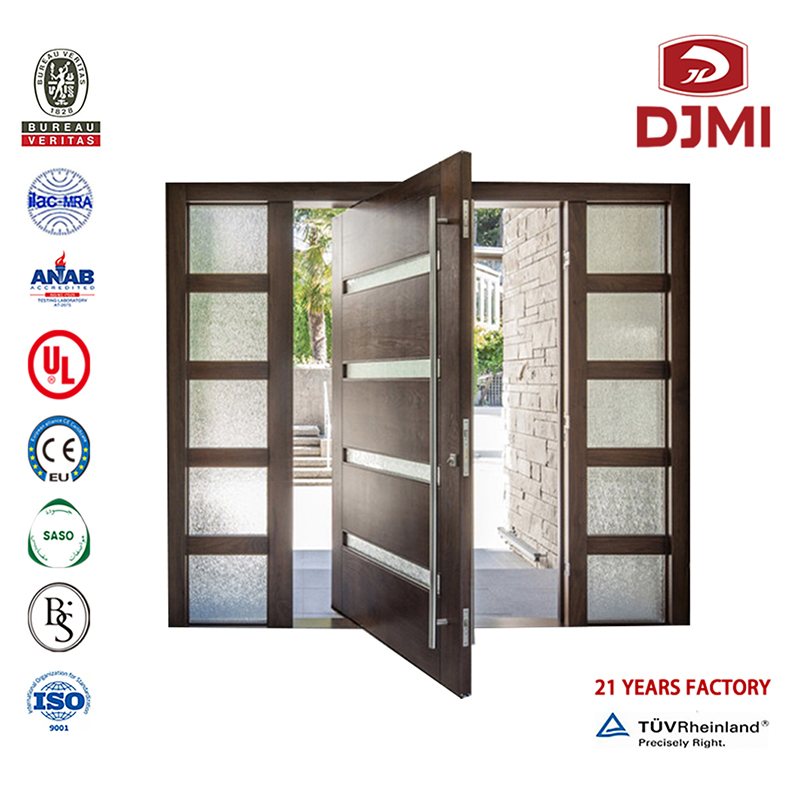 China factory Wood Glass Design main Wood entry Gate high quality Wood Gate Villa Main Entry Wood Design Gate Modern collage Design Kitchen Gate