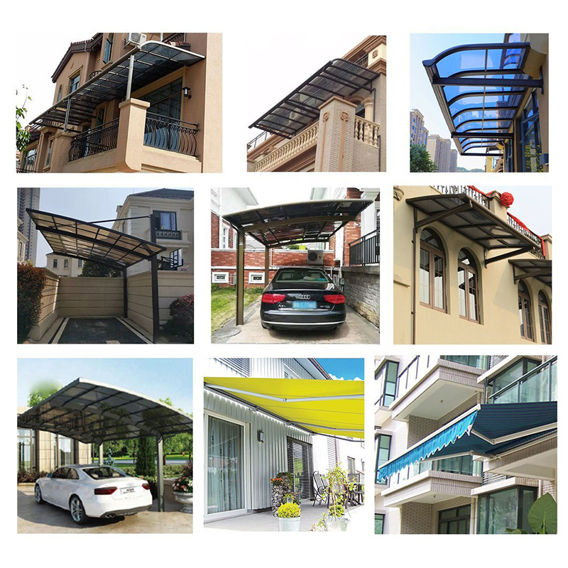 Stand - by - type Gate right structure Modern parking Multi - functional parking Rainbow Rainbow Solar Cell panneau installation structure de 2 voitures métallique garage professionnel balcon d 'installation solaire structure étanche à l' eau garage