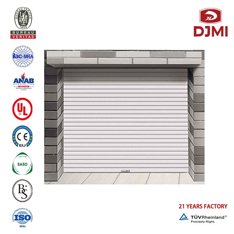 Multi - fUnctional screen Automatic Lift Aluminum Alloy garage Gate professional manufacturer Price Aluminum Screen type low - cost Automatic segment Gate New Design Electric Aluminum Store Modern Grass garage Gate Motor