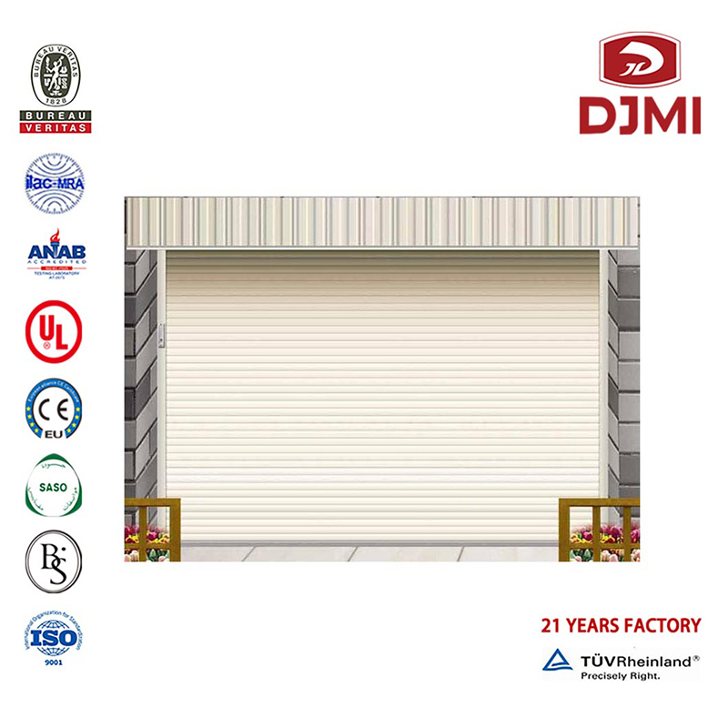 Multi - functional Aluminum Store Door Price commercial Garage Door Professional Aluminum Store Door double Door Residential garage Gate New Design double - layer Aluminum plate Screen Metal construction Gate