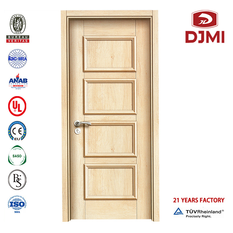High quality Wood Price Malaysia Office front MDF New Design of Wood Room Door Safe and Low - cost Melamine Moulding Door Design